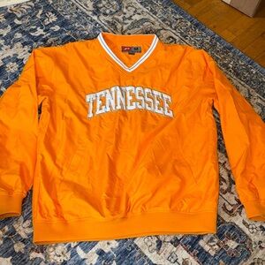 💥TENNESSEE VOLS TN VOLS PRO PLAYER ORANGE PULLOVER VNECK LONG SLEEVE MED